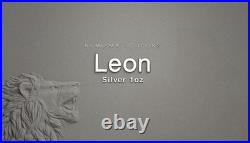 Leon 1 oz silver coin antiqued Cook Islands 2025 Leon 1 oz silver coin antiqued Cook Islands 2025