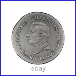 Leon Numismatic Icons 1 Oz Silver Coin $5 Cook Islands 2025
