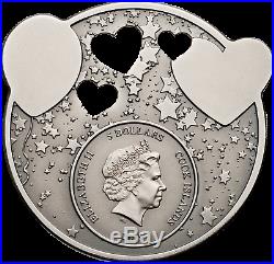 Lullaby Little Princess Cook Island 2019 silver coin with music box