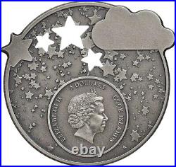 Lullaby-dreaming boy 1 oz silver coin Ultra High Relief Cook Islands 2018