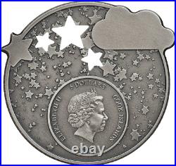 Lullaby dreaming boy 1 oz silver coin ultra high relief Cook Islands 2018