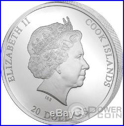 MONA LISA Leonardo da Vinci 3 Oz Silver Coin 20$ Cook Islands 2016