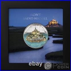MONT SAINT MICHEL 2 Oz Silver Coin 10$ Cook Islands 2023