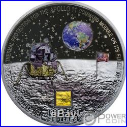 MOON LANDING Apollo 50th Anniversary 3 Oz Silver Coin 20$ Cook Islands 2019