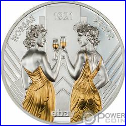 MORGAN AND PEACE 1 Oz Silver Coin 1$ Cook Islands 2021