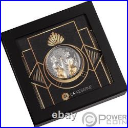 MORGAN AND PEACE 1 Oz Silver Coin 1$ Cook Islands 2021