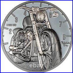 MOTORBIKE Journey 2 Oz Silver Coin $10 Cook Islands 2024