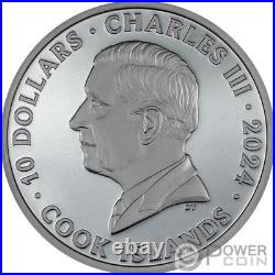 MOTORBIKE Journey 2 Oz Silver Coin 10$ Cook Islands 2024