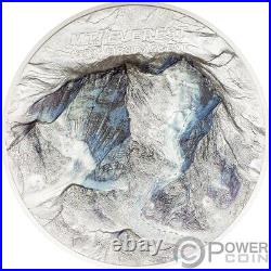 MOUNT EVEREST First Ascent 1 Kg Kilo Silver Coin 100$ Cook Islands 2023