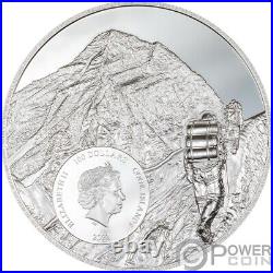 MOUNT EVEREST First Ascent 1 Kg Kilo Silver Coin 100$ Cook Islands 2023