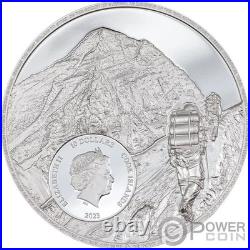 MOUNT EVEREST First Ascent 2 Oz Silver Coin 10$ Cook Islands 2023