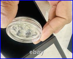 MOUNT EVEREST First Ascent 2 Oz Silver Coin $10 Cook Islands 2023