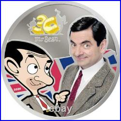 MR. BEAN 30th. Anniversary 1 oz Silver Proof Coin Cook Islands 2020