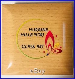 MURRINE MILLEFIORI GLASS ART 1oz Silver Proof Coin $5 Cook Islands 2015 SOLD OUT