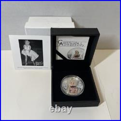 Marilyn Monroe 2011 Cook Island Silver Coin 1oz 85th Anniversary COA