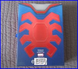 Marvel Spiderman Homecoming boxed 1oz 1 oz silver proof coin Cook Islands 2017