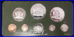 Mixed Lot of Foreign Proof Sets with Silver Coins Cook Islands, Guyana, others