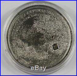 Moon 2009 Cook Islands Lunar Meteorite 40th & 50th Anniversary $5 Silver Coin