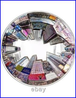 NEW YORK 360 View 3 Oz Silver Coin 20$ Cook Islands 2025