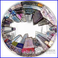NEW YORK 360 View 3 Oz Silver Coin 20$ Cook Islands 2025
