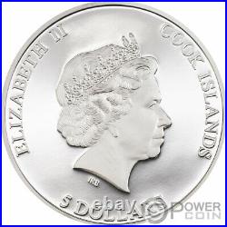 NEW YORK Big City Lights 1 Oz Silver Coin 5$ Cook Islands 2022