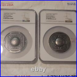 NGC MS70 2020 Cook Island Dendera Zodiac Archeology &Symbolism 3oz Silver Coin