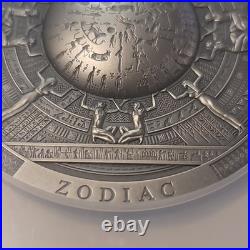 NGC MS70 2020 Cook Island Dendera Zodiac Archeology &Symbolism 3oz Silver Coin