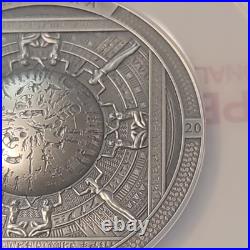 NGC MS70 2020 Cook Island Dendera Zodiac Archeology &Symbolism 3oz Silver Coin