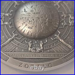 NGC MS70 2020 Cook Island Dendera Zodiac Archeology &Symbolism 3oz Silver Coin