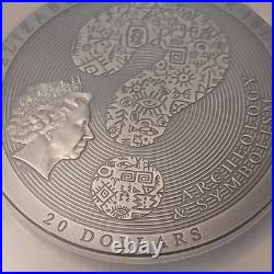 NGC MS70 2020 Cook Island Dendera Zodiac Archeology &Symbolism 3oz Silver Coin