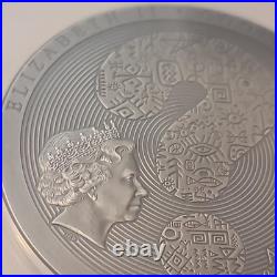 NGC MS70 2020 Cook Island Dendera Zodiac Archeology &Symbolism 3oz Silver Coin