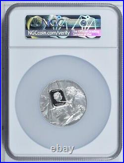 NGC MS70 2022 Cook Islands Masters of Art-Vincent Van Gogh 2oz Silver Proof Coin