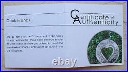 NGC PF69 UC 2017 Cook Island Murrine Millefiori Glass Art 20g Silver Coin