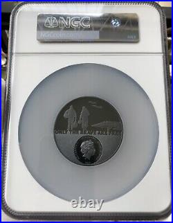 NGC PF70 2020 Cook Islands 3oz Black Proof Fighter Pilot Silver coin