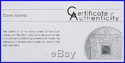 NGC PF70 Cook Islands Egyptian Labyrinth Milestones of Mankind Silver Coin 50g