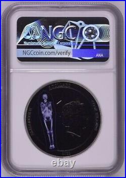 NGC PF70 FR MUMMY X-Rays 1oz. Silver Coin $5 Cook Islands 2022 Ultra High Relief