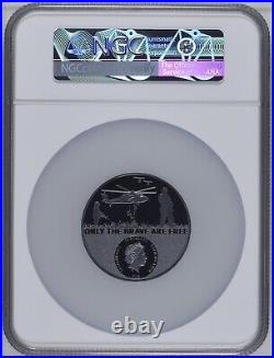 NGC PF70 FR SPECIAL FORCES Real Heroes 3Oz Silver Proof Coin Cook Islands 2022