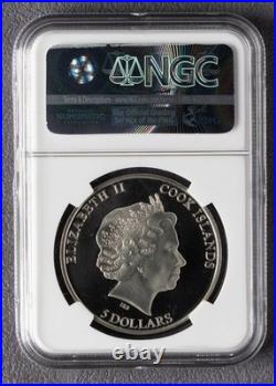 NGC PF70 UC 2011 Cook Muonionalusta Iron Meteorite 20g Silver Coin
