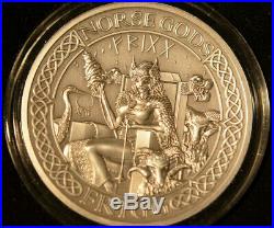 Norse Gods Frigg, 2 oz Silver Coin, Cook Islands 2016
