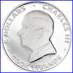ORCHID Bionics 1 Oz Silver Coin $5 Cook Islands 2026