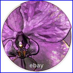 Orchid-Bionics. Cook Islands 5$ 2026 99,99% silver coin, 1 oz