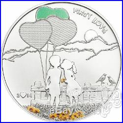 PAINT YOUR COIN First Love Silver Coin 5$ Cook Islands 2014