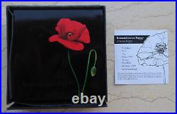PCGS PL70 2017 Cook Islands 1oz Solid Silver Coin Remembrance Poppy (FDI)