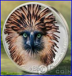 PHILIPPINE EAGLE Magnificent Life 1 Oz Silver Coin 5$ Cook Islands 2019