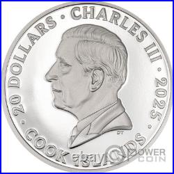 POMPEII Lost City 3 Oz Silver Coin 20$ Cook Islands 2025