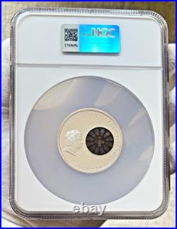 POP 1 2011 Cook Islands $10 50g Silver Windows of Heaven Notre Dame NGC PF70 POP 1 2011 Cook Islands $10 50g Silver Windows of Heaven Notre Dame NGC PF70