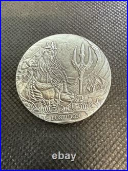 POSEIDON Sea Gods Of The World 1 Oz Silver Coin 2019 (Benefits charity)