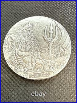POSEIDON Sea Gods Of The World 1 Oz Silver Coin 2019 (Benefits charity)