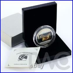 Poor Poet Carl Spitzweg Masterpieces of Art 3 oz Silver Coin Cook Islands 2009