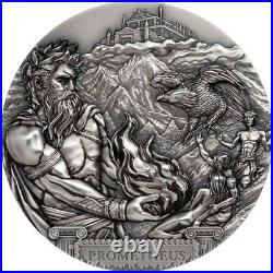 Prometheus Cook Islands 2020 20$ Titans 3 Oz Silver Coin